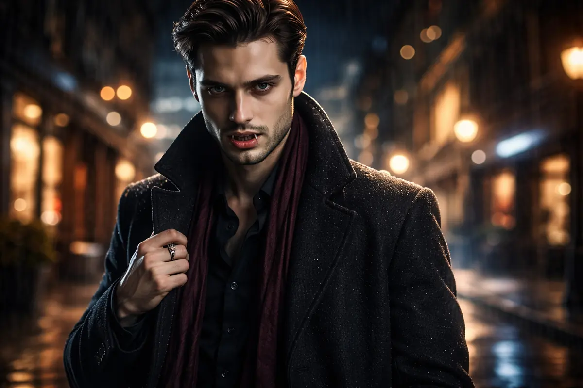 Vampiro nel buio della citt