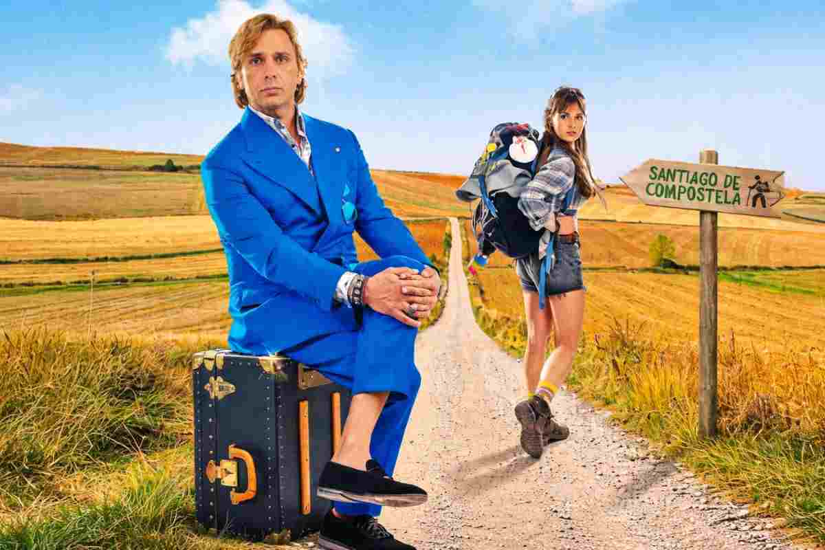 Checco Zalone in una scena del film Buen Camino, in arrivo su Netflix il 29 aprile.